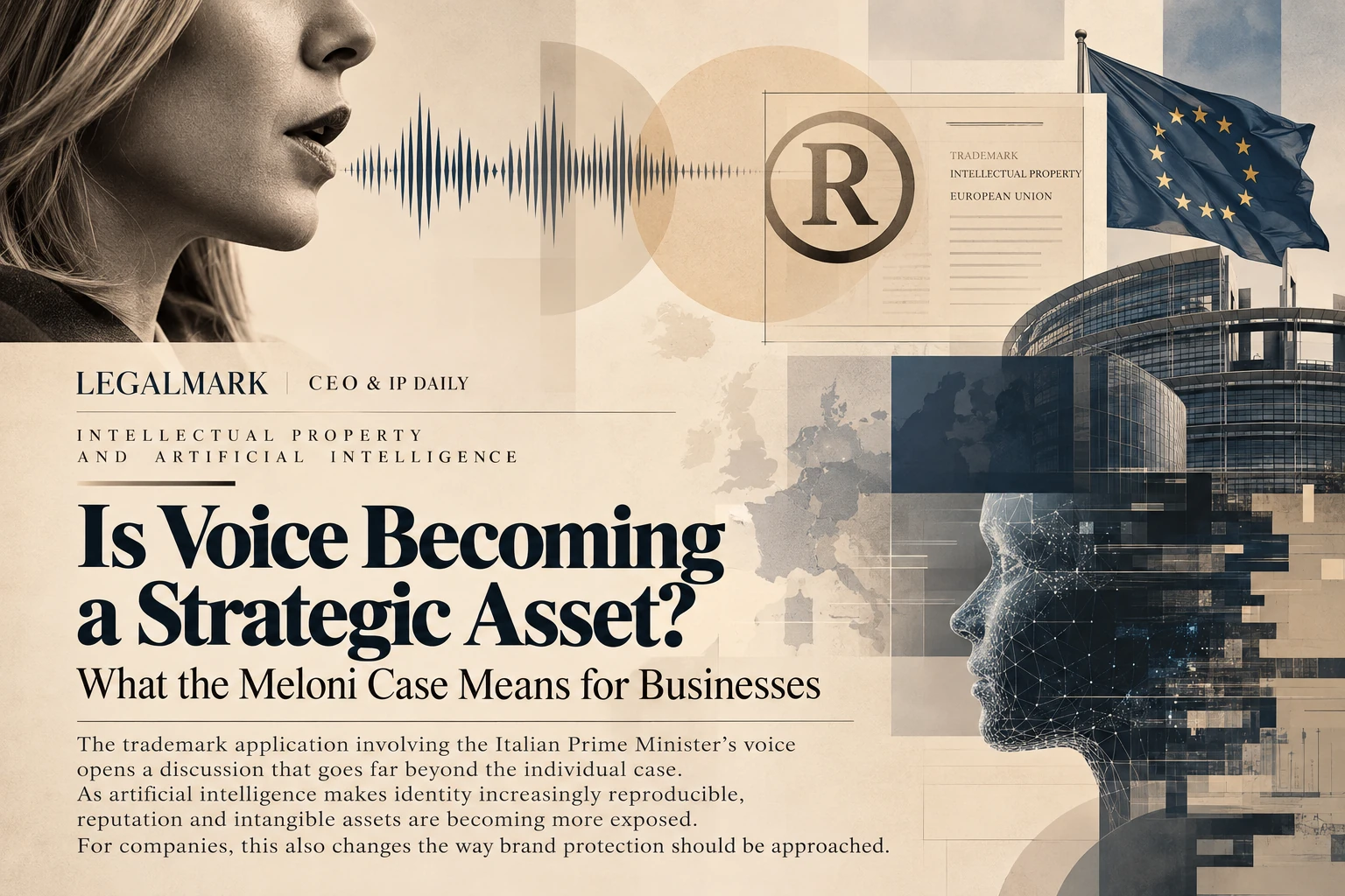 Artificial intelligence, voice, trademark and intellectual property: voice as a potential strategic asset for companies and CEOs